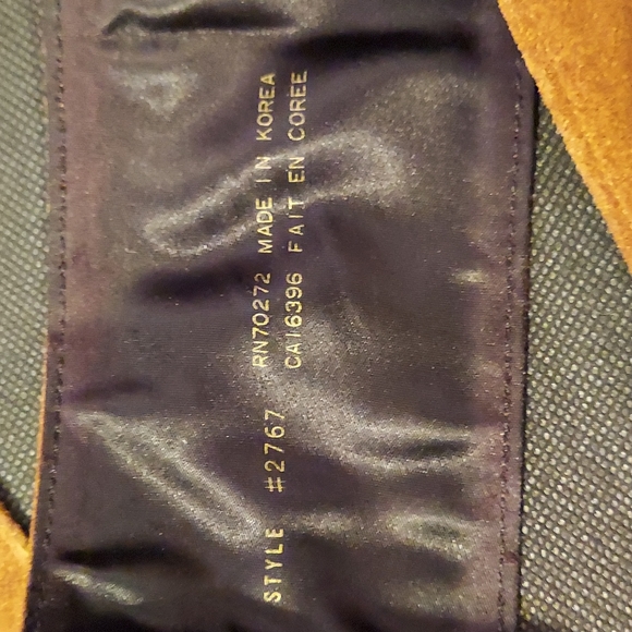 Liz Claiborne Brown Leather Belt Round Filigree Buckle Medium - Picture 5 of 5